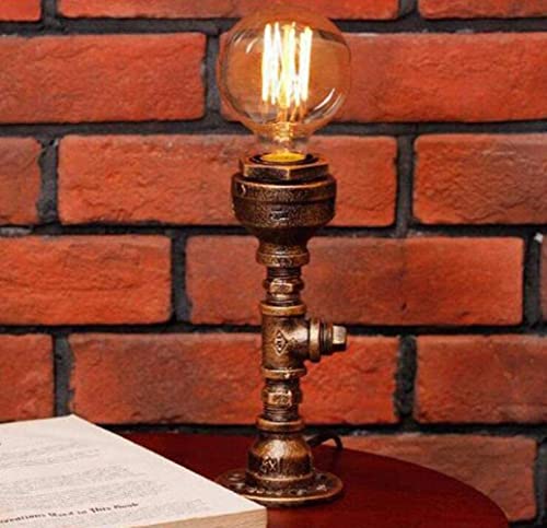 Lampe de bureau rétro en cuivre véritable, luminaire industriel haut de gamme