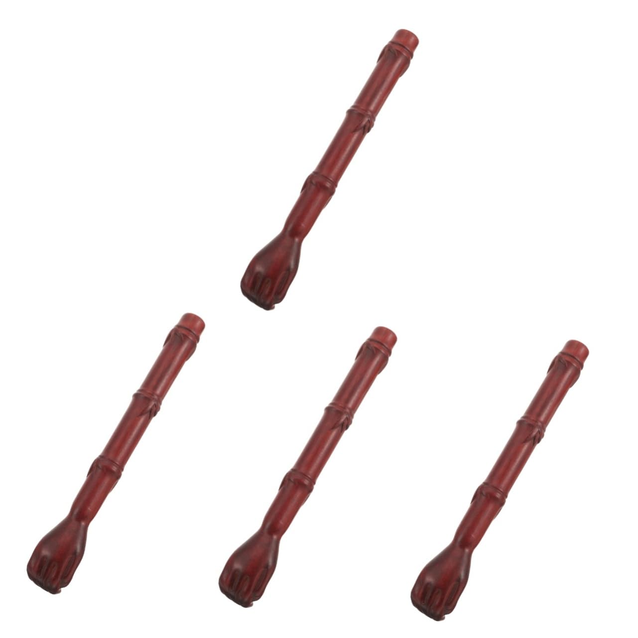 4 Piezas El Viejo Palo De Rosa Golpea Hacia Rascador De Espalda Para Hombre Rascador Que Pica Cocodrilo Rascadores De Espalda Para Dispositivos Peine Madera Beavorty