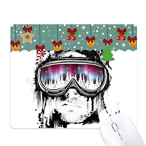 Tapis de souris bureau antidérapant Graffiti Street Skiing Goggles