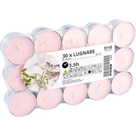 Generic LUGNARE Pink Scented Tea Lights Cover
