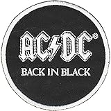Application AC/DC Back in Black Patch