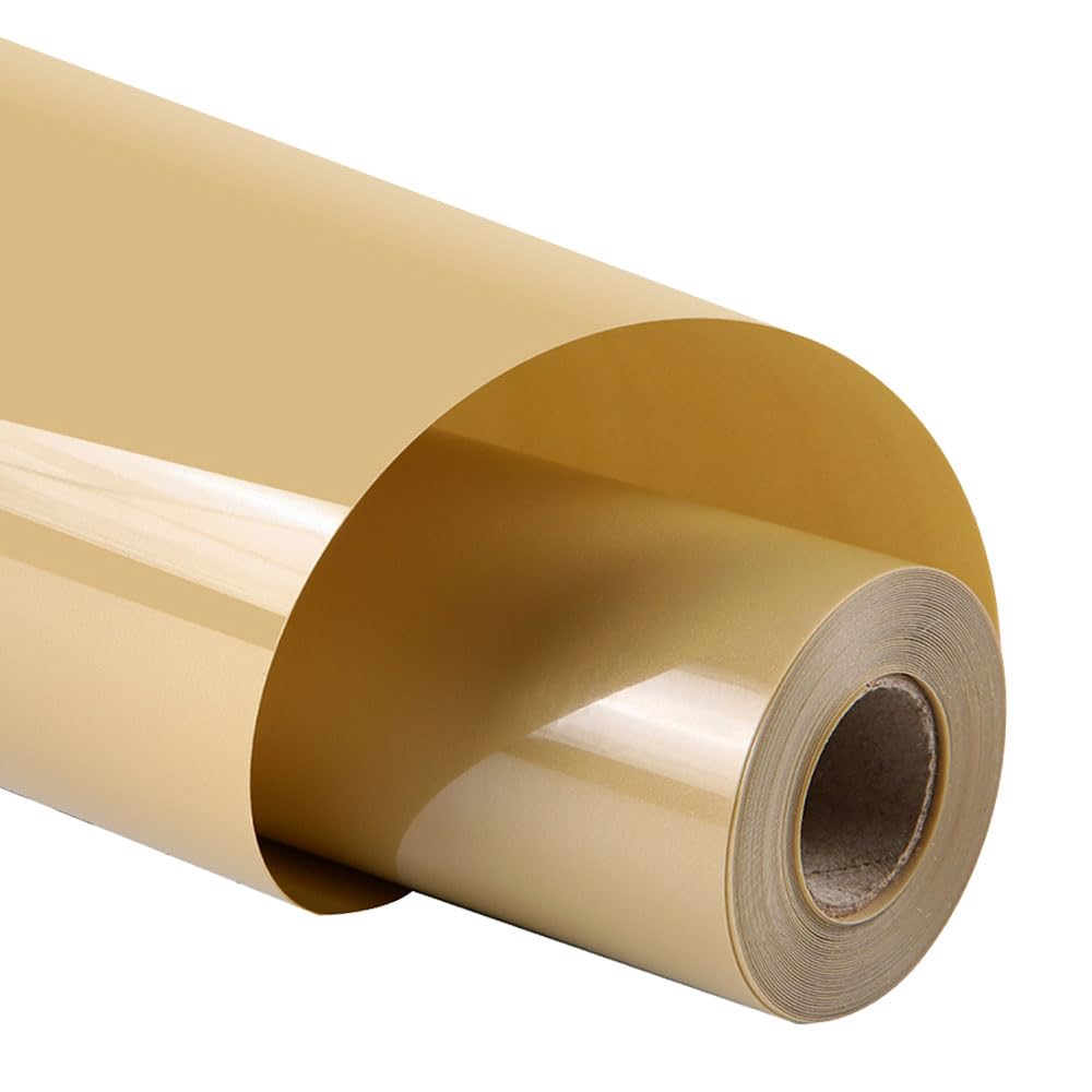 guangyintong Heat Transfer Vinyl Soil Golden Iron on Vinyl 12" x 8ft