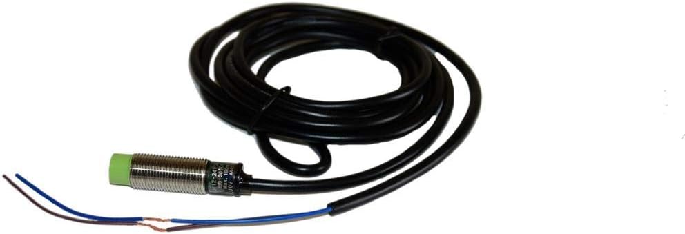 Autonics Sensor, Inductive Prox, 12mm Round, Non-Shielded, DC, NO, 2 Wire, 12-24 VDC PRT12-4DO