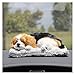 Voiture Ornement mignon Simulation en peluche Sleeping Dog Cat Toy charbon de bambou Sac Purificateur d'air Décoration Creative Désodorisant cadeau (Color : Beagle)