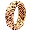 HEIDKRUEGER-Rattan-Bracelet-for-Women-Girls-Handmade-Lightweight-Straw-Wicker-Braid-Woven-Bangle-Bracelet-Summer-Statement-Chunky-Bracelet-Fine-B HEIDKRUEGER Rattan Bracelet For Women Girls Handmade Lightweight Straw Wicker Braid Woven Bangle Bracelet Summer Statement Chunky Bracelet (Fine B)