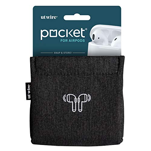 UT Wire Pocket for Airpods Snap & Store Wireless Bluetooth...