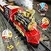 Hot Bee Christmas Train Set,Train Set for Toddlers 2-4,Christmas Train Sets for Around The Tree,Steam Locomotive with Lights,Sounds,and Spray,Easy Setup Train Toy,Perfect Train Set for Kids Ages 4-8