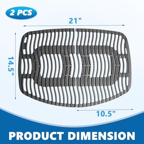 SafBbcue TravelQ 285 Grates Replacement for Napoleon TravelQ 285 Grill Parts PRO285 TQ285 Portable Grill Cooking Grids -2 Pack by SafBbcue - Image 2