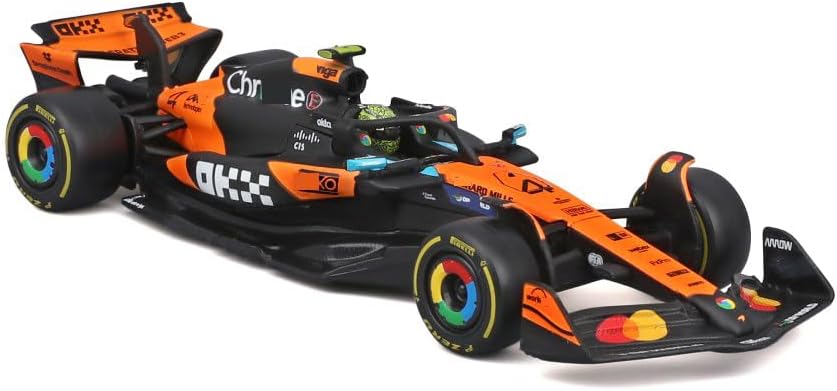 HTLNUZD 2025 1/43 F1 Mcl39#4 Lando Alloy Formula One Adult DieCast Collectible Vehicle Model (Deluxe Package)