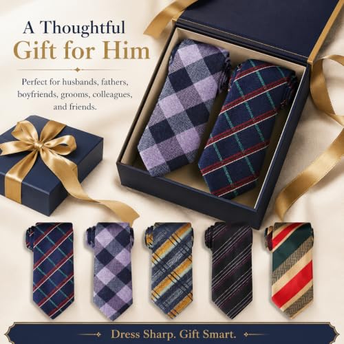 Image of WeiShang Neckties for Men, Classic Formal Tie