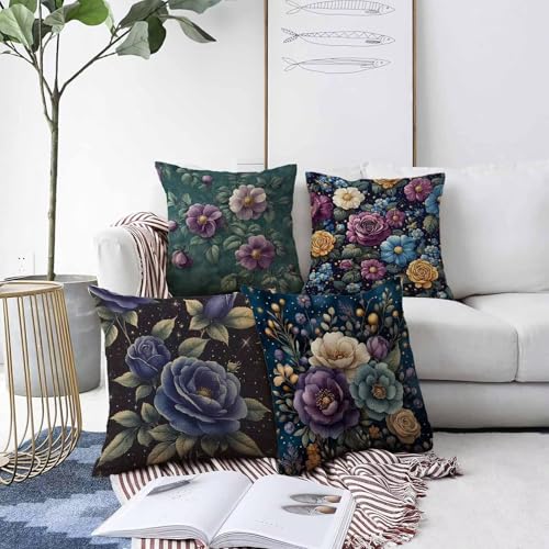 Coussin extérieur imperméable 55x55cm violet pour protéger et embellir votre canapé - 3
