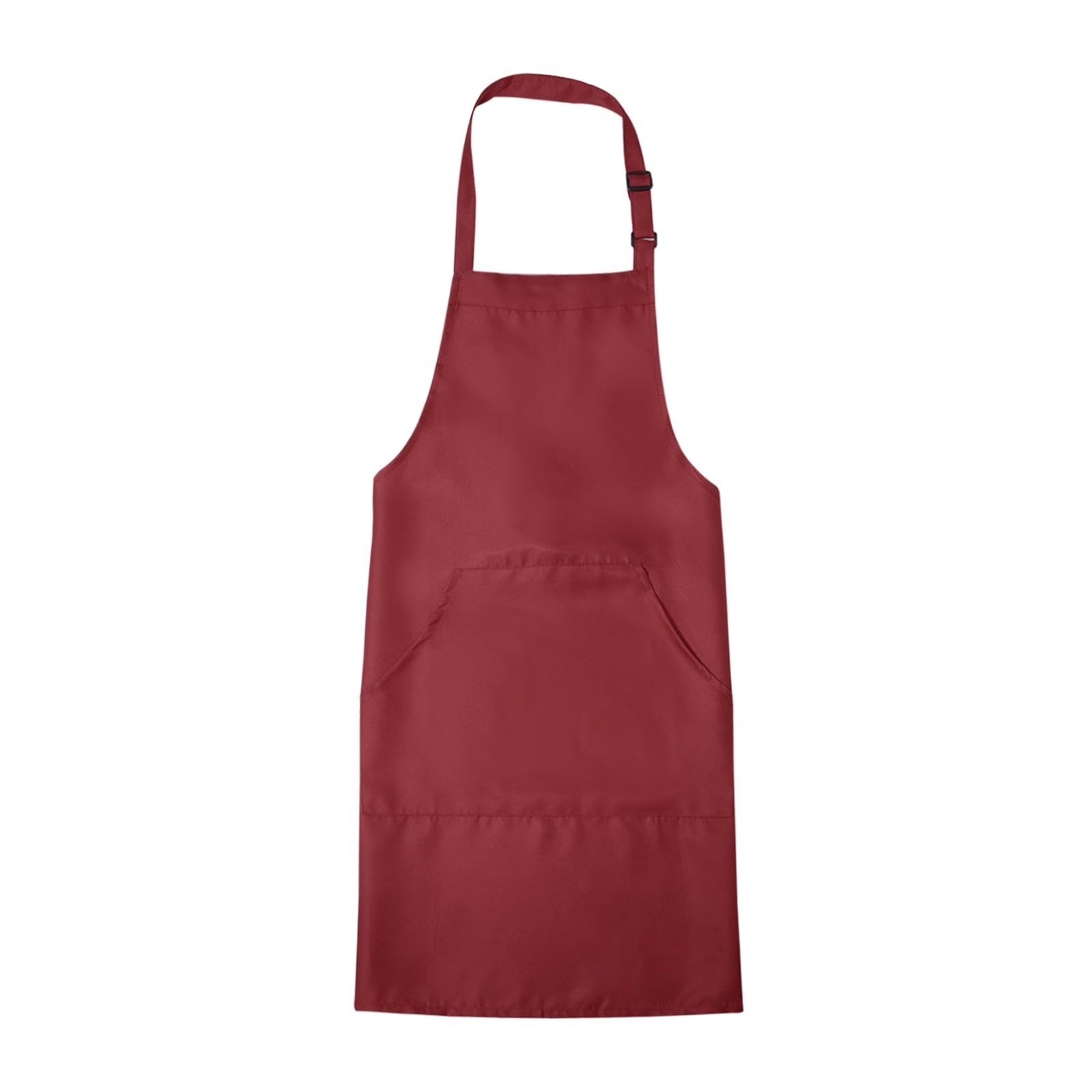 Grembiule con pettorina regolabile 82x68 cm, grembiule da cuoco impermeabile cravatta lunga 2 tasche for uomo e donna