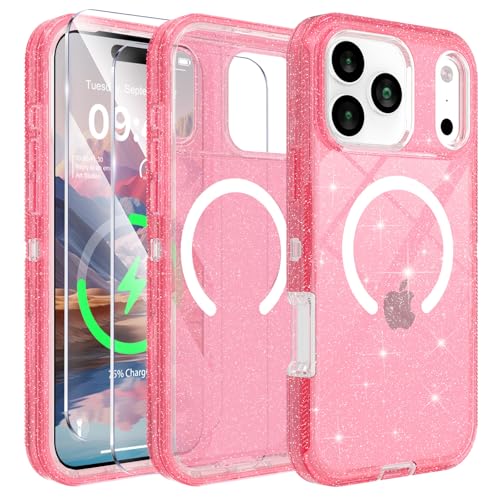 Coque iPhone 17 Pro Max MagSafe TUTUKII anti-choc avec protection d'écran intégrée