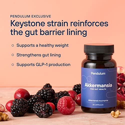 Pendulum Akkermansia For Gut Health | The Only Brand With Live Akkermansia Muciniphila | A Probiotic Supplement For Women And Men | Supports Glp-1, Improves Digestive Health, With Prebiotic Fiber #TOP2