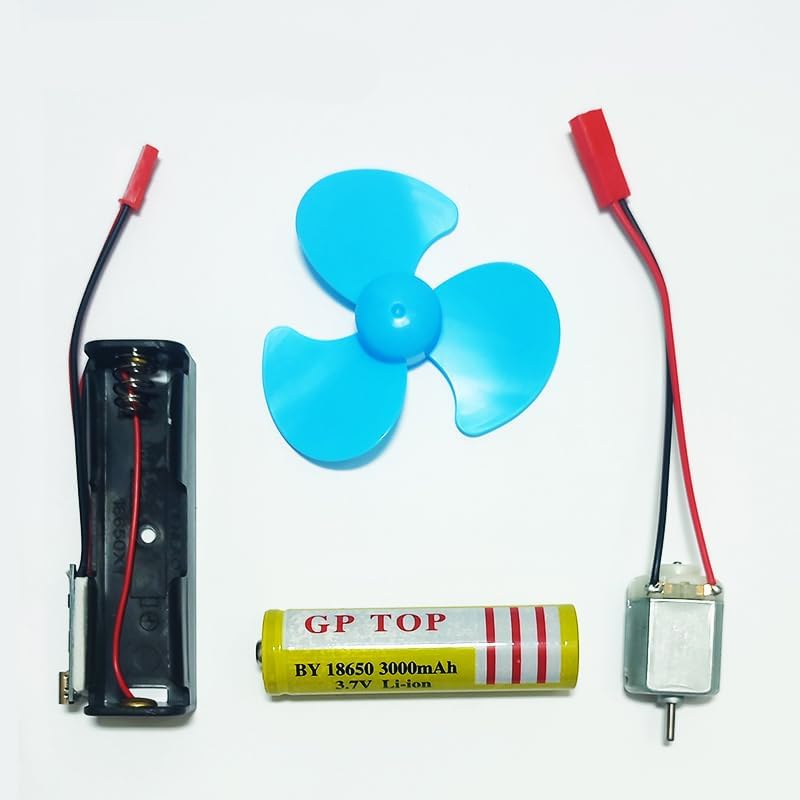 Wind Turbine Generator Learning Kit Airflow Fan Kit STEM science kit for kids DIY Project (Airflow Fan Set Only)