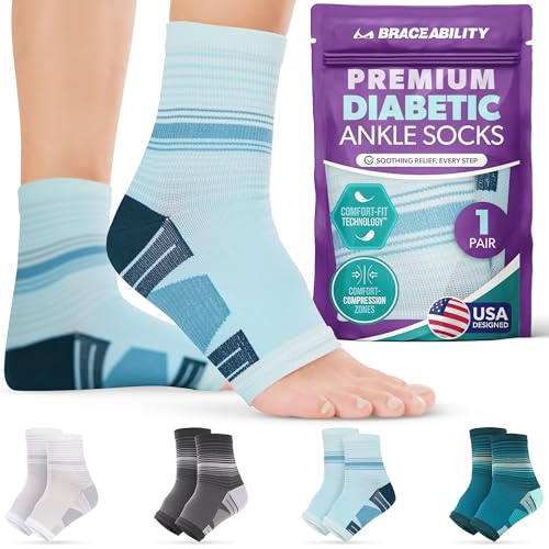 BraceAbility Diabetic Compression Socks
