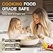 Astercook 23 Pcs Pots and Pans Non Stick Ceramic Cookware Set Detachable Handle, RV Stackable Kitchen Cooking Set Removable Handles, Oven Safe, Induction Ready, Cream White