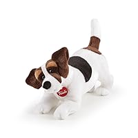 Trudi Jack Russel Jack Cane peluche gioco, regalo Natale e compleanno | 13x23x39cm