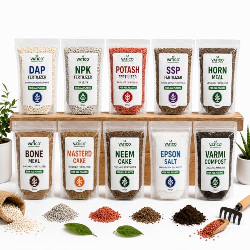 Image of VATICO 10 Pack Plant Care Combo, 200g Each, Total 2kg
