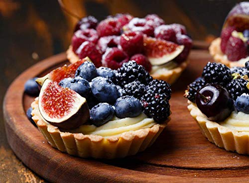 Quiche Pans 6Pcs/Set, 5 Inch Mini Tart Pan 12cm Commercial Grade Non Stick Removable Bottoms - Image 4