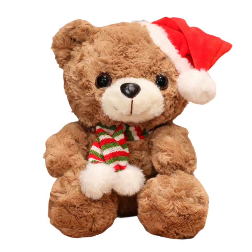 20cm Teddy Bear, Christmas Soft Toys Teddy Stuffed Animal Plush Toys Teddy Bears Soft Toy Cuddly Toys for Girls