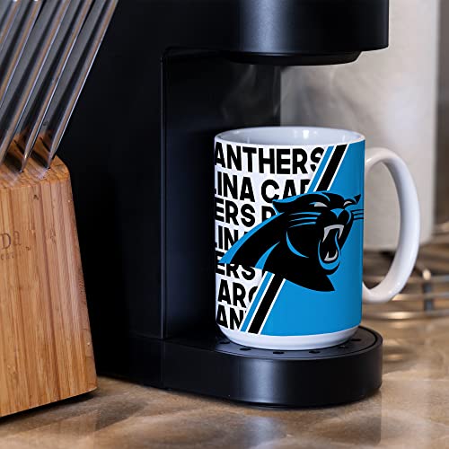 Image of Rico Industries NFL Football 15 oz White Ceramic Mug