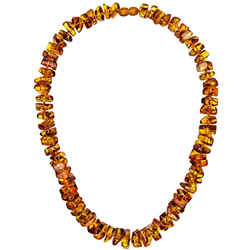Preisvergleich Produktbild Jobo Damen-Halskette mit Bernstein im Verlauf 50 cm