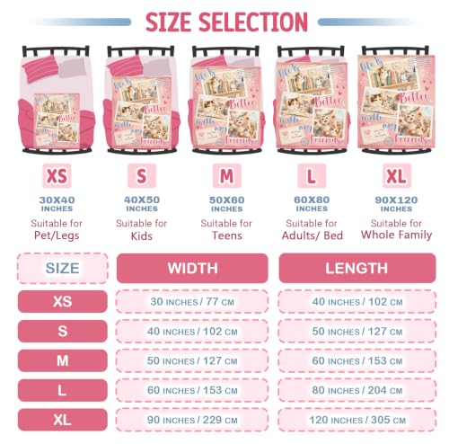 SSUI Best Friend Blanket Friendship Blanket for Women Friends 40"x50" - image 5