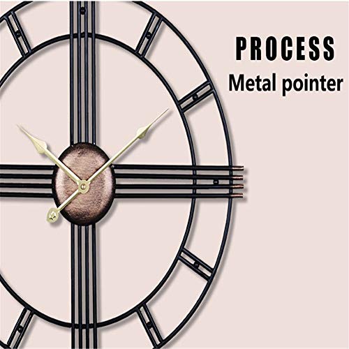 Horloge murale européenne créative et durable façonnée à la main