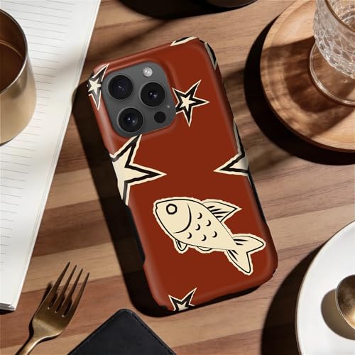 Coque iPhone 15 Pro silicone étoile rouge mignon océan - 7