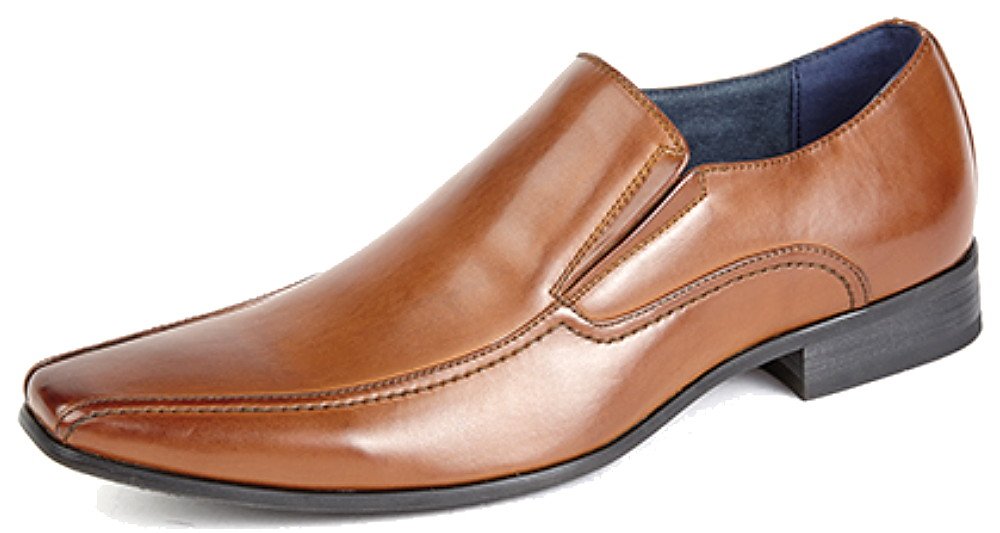 Mens Twin Gusset Tramline Casual Shoes with Leather Lining Tan size 10 UK