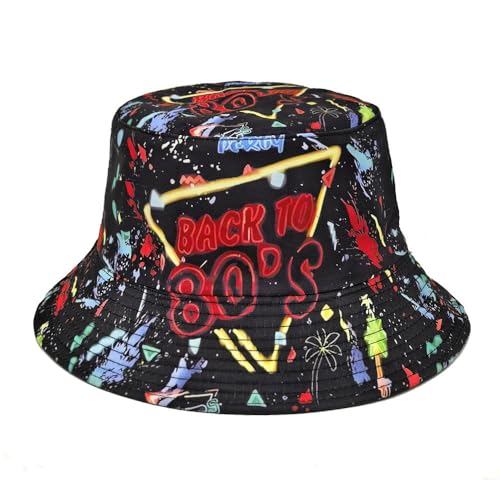 Image of Quanhaigou Bucket Hat for Men Women,Packable Reversible Printed Sun Hats,Fisherman Outdoor Summer Travel Hiking Beach Caps