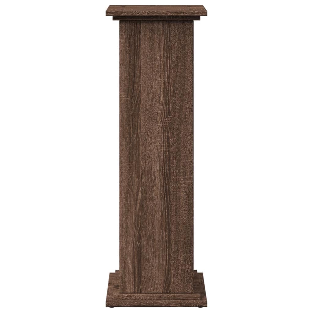 vidaXL Piédestal avec Rangement chêne Marron Bois d'ingénierie