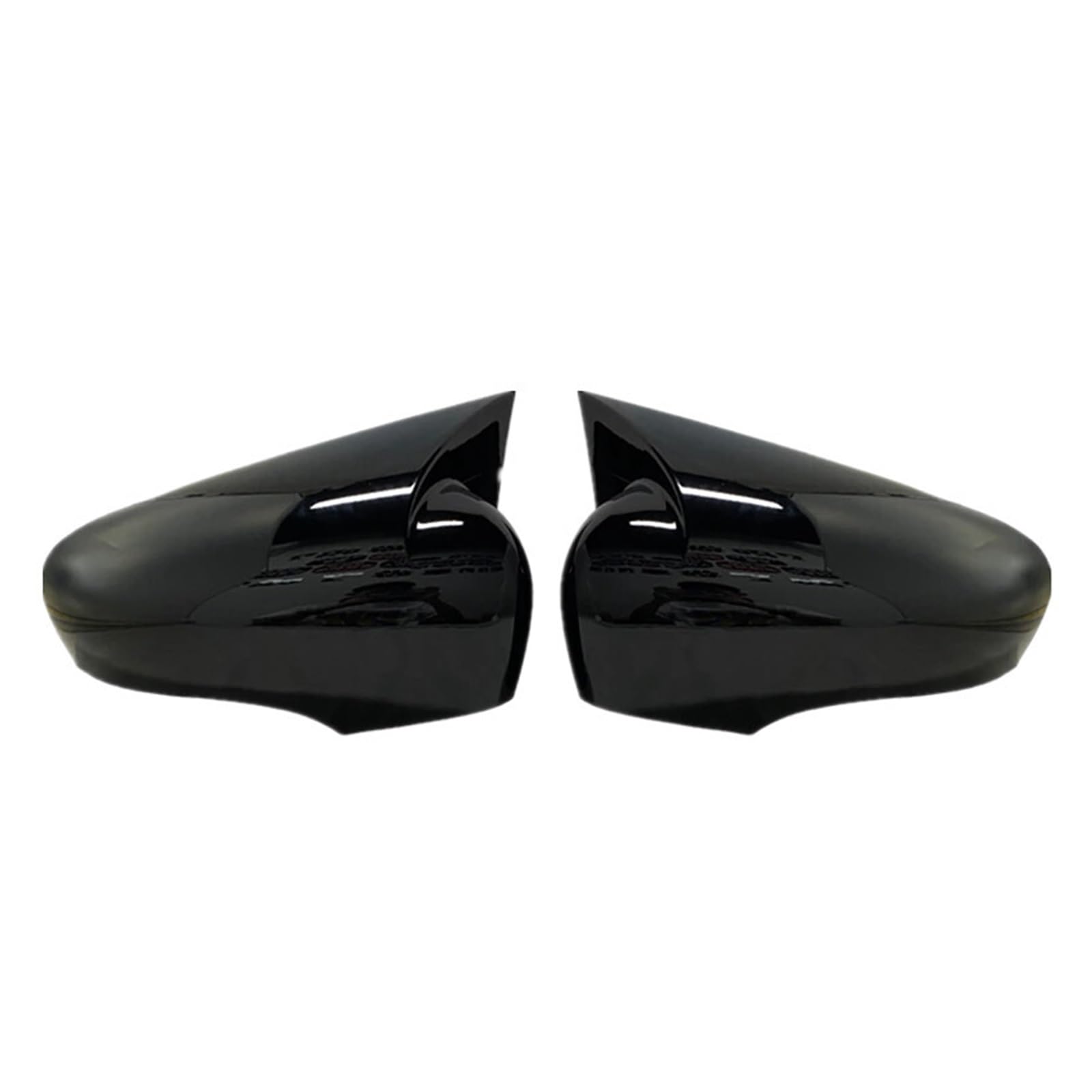 Side Mirror Housing For Renault For Clio IV 4 For Mk4 Zoe For Captur 2012-2019 2X Side Wing Mirror Cover Caps Rearview(Glossy Black)