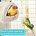 Winter Warm Bird Nest for Cage – Plush Snuggle Hut, Cockatiel Nest, Parrot Bed, Conure Bed & Bird Sleeping Hut, Machine Washable, Cozy Small to Medium Bird Bed (7.5
