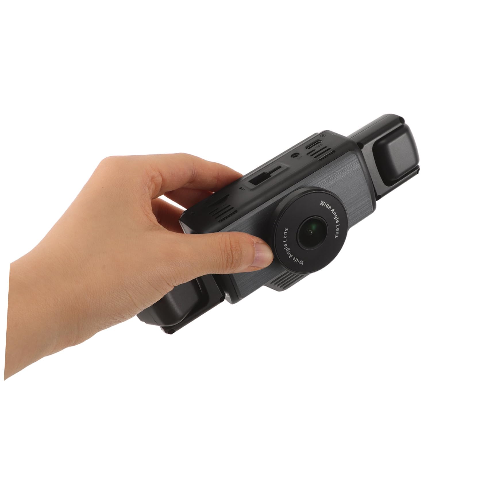 Mikikit Dash Cam Visione Notturna Infrarossi Wifi a Cinque Vie per Auto | Copertura Completa a Cinque Vie, Ampio Angolo, Registrazione Loop, Abs Nero