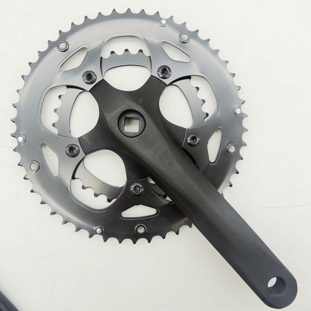 Bielas ligeras para bicicleta de carretera, 170 mm, plato doble 34/50T (tipo B)