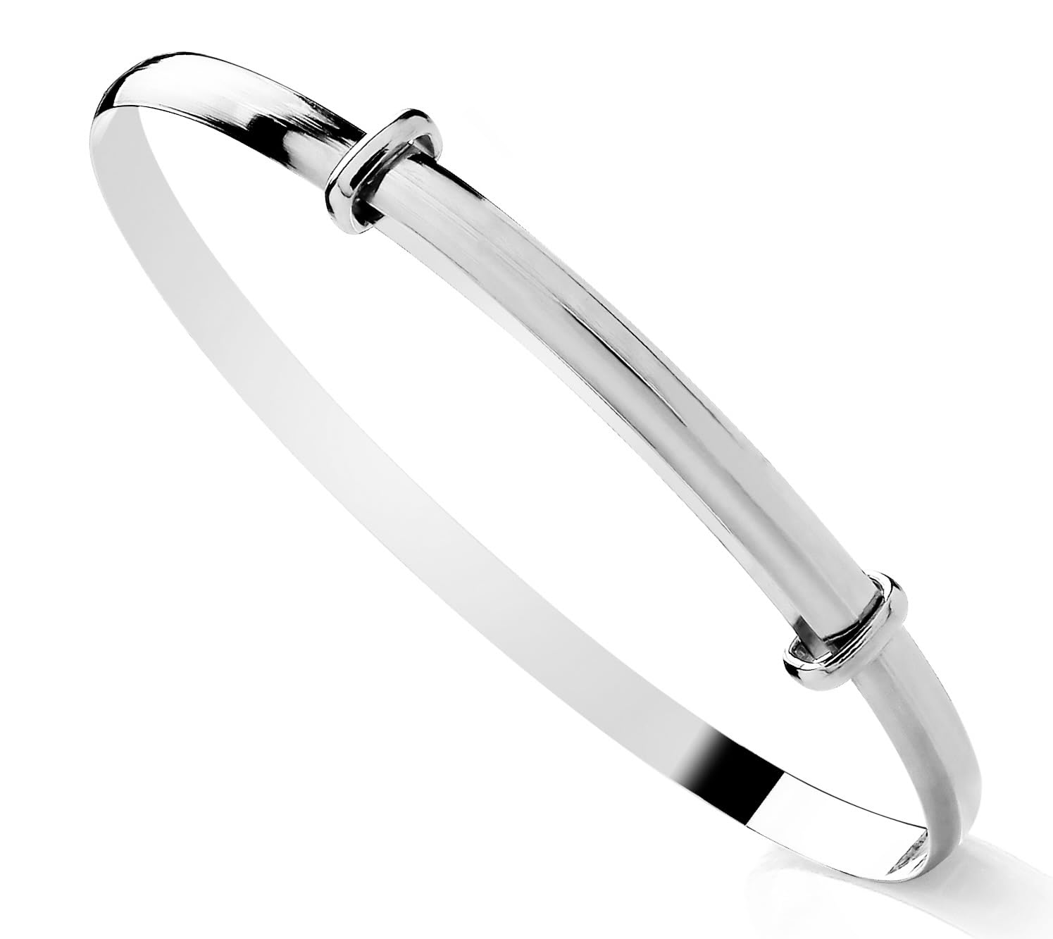 Old English Jewellers Pulsera de plata de ley 925 para mujer, diseño expandible - Plata 925 maciza