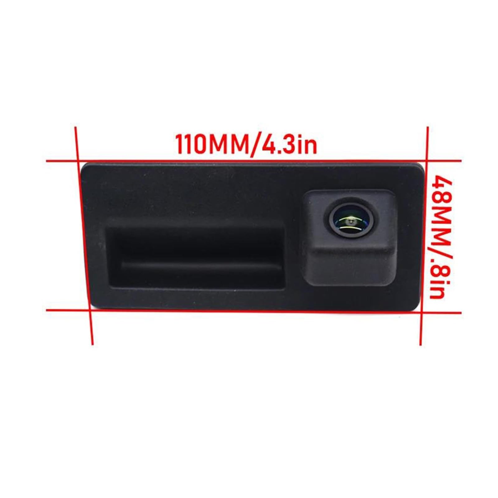 Uchwyt bagażnika samochodowego Night Visioin kamera cofania pasuje do Passat Variat B6 B7 Wagon Sedan 2008-2015 (dynamiczna trajektoria)