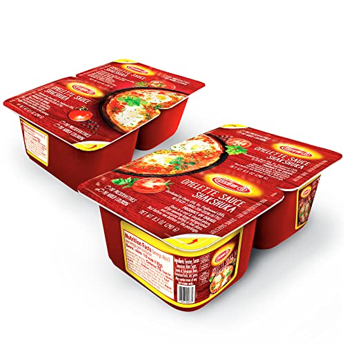Osem Omelette Sauce Shakshuka 8.5 ounce Pack of 4 No Additives or Preservatives, No Artificial Coloring