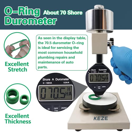 keze 595 pcs metric and sae air conditioning o ring kit36 size seal rubber o-rings assortment set for compressor automotive ac plumbing repair id3-22mm green