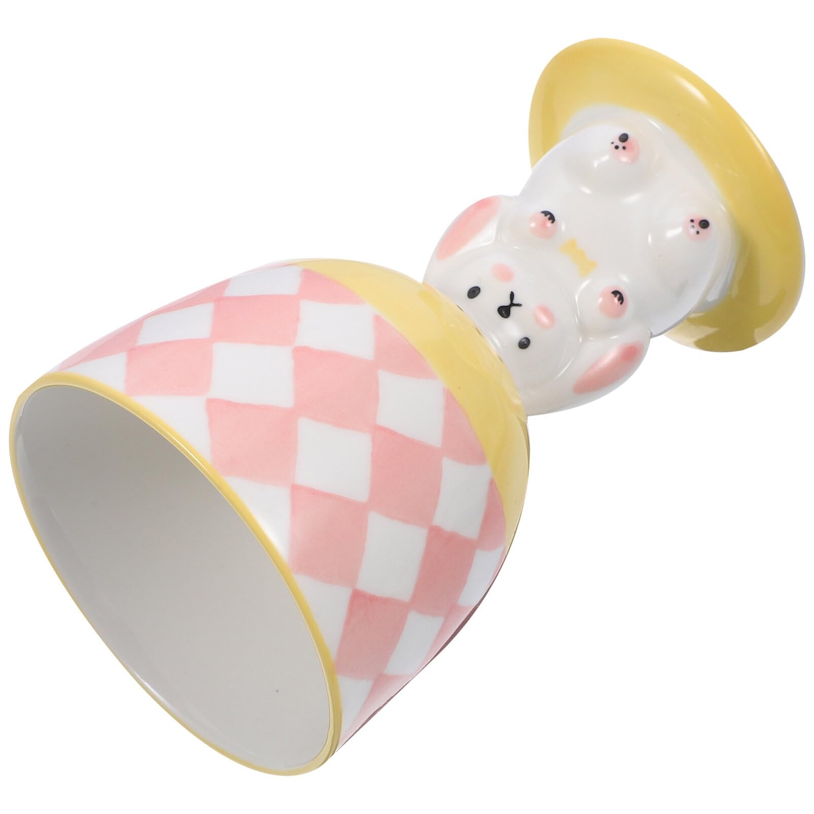 Taza de café de conejito 3D para desayunos tazas de cerámica decorativas de cocina PRETYZOOM 200ml