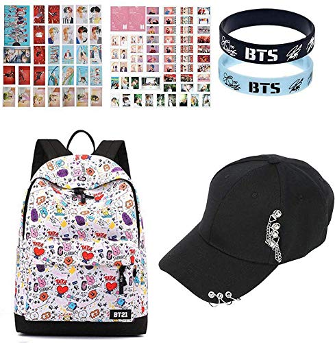 Kingmia , Rucksack+ Baseball Cap+2*Armbnder +30* Lomo Card+50* Lomo Card, Geschenke fr die Army (H22)