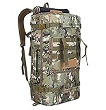 【Lugares aplicables】 - Mochila de caza multifuncional al aire libre para hombre Adecuado para diferentes grupos de hombres y mujeres para patrulla, senderismo, aventura de vivencia, militar, rescate, camping, simulacros tácticos, ciclismo, montañismo, equipo y varios deportes al aire libre
