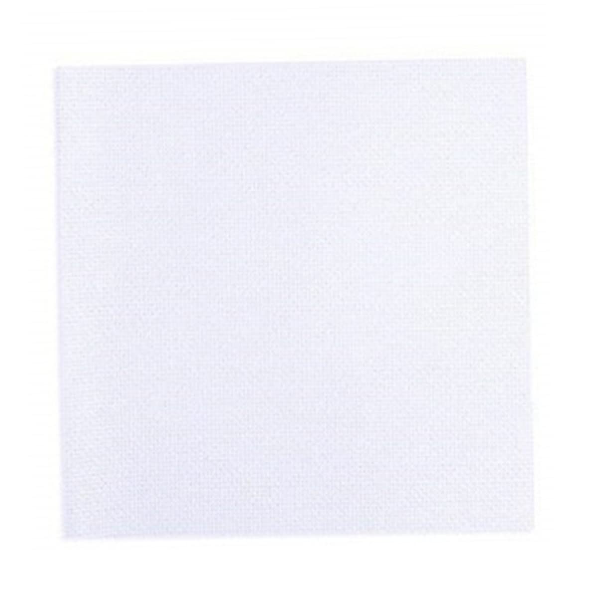 KALLORY DIY Cross-Stitch Fabric 10pcs 11ct Cloth White Cotton Embroidery Material for Handmade