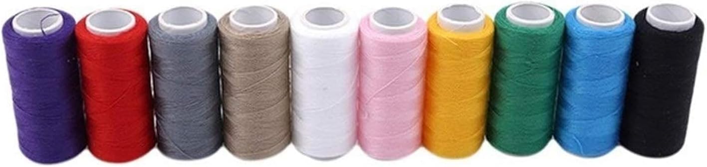 10pcs/pack Sewing Thread Machine Embroidery Thread 200 Yards Spool Home (Color : Multicolor)