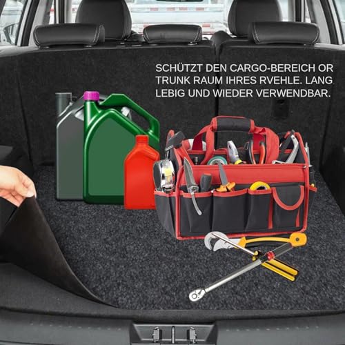 Tapis de sol de garage antidérapant pour protéger le béton des fluides - 6