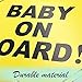 2PCS Baby Up in This B Car with Suction Cups, 5