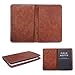 Marycrafts Handmade Refillable Leather Composition Notebook Moleskine Cover, Field Note Covers 3.5"x5.5" Brown