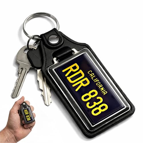 Image of Brotherhood Car Key Chain for Mustang - Classic Models Keychain for Men and Women Gift Key Ring
